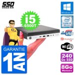 Ultra mini pc hp 800 g3 dm intel core i5 - 6500t ram 8go ssd 240go windows 10 wifi