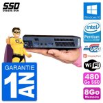 Ultra mini pc lenovo m92p tiny intel g2020t ram 8go ssd 480go windows 10 wifi