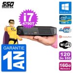 Ultra mini pc lenovo m93p tiny intel i7 - 4790t ram 16go ssd 120go windows 10 wifi