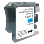 Uprint b - 125xlc - 15 ml - xl - cyan - compatible - cartouche d'encre (alternative pour : brother lc125xlc) ...