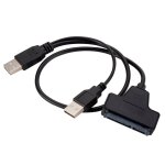 Usb sata 7 + 15 broches câble adaptateur usb 2. 0 pour disque dur 2. 5 ordinateur portatif pilote disque ... Usb sata 7 + 15 broches câble adaptateur usb 2. 0 pour disque dur 2. 5 ordinateur portatif pilote disque ...