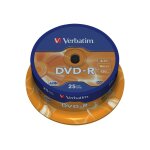 Verbatim 43522 - 25 x dvd - r - 4. 7 go 16x - argent mat - spindle