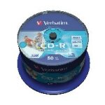 Verbatim datalifeplus - 50 x cd - r - 700 mo 52x - surface imprimable large - spindle