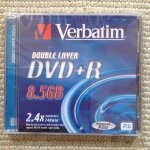 Verbatim - dvd + r dl - 8. 5 go - 2. 4x - boitier cd