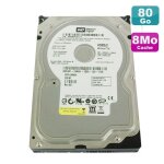 Wd blue wd800jd - disque dur - 80 go - interne - 3. 5  - sata 3gb / s - 7200 tours / min - m�moire tampon ...