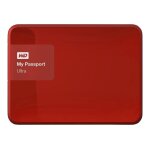 Wd my passport ultra wdbzfp0010brd - disque dur - chiffr - 1 to - externe (portable) - usb 3. 0 - rouge ...