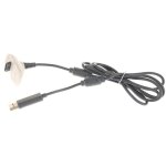 Pour xbox 360 play and charge kit cordon de charge usb de rechange pour les