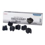 Xerox - 6 - noir - encres solides - pour phaser 8560