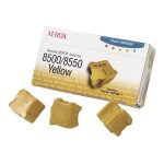 Xerox genuine xerox - 3 - jaune - encres solides - pour phaser 8500dn, 8500n, 8550dp, 8550dt, 8550dx