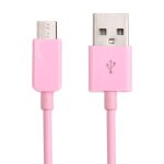 Xiaomi redmi note 4g cble data micro usb rose 1 mtre pour charge, synchronisation et transfert de donnes. ...