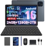 Zenva t90 tablette tactile x gemini ai 11  fhd, android 16, ram 24go rom 128go - sd 2to, 8000 mah, avec ...