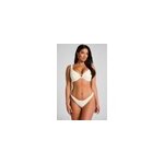 Hunkem�ller bas de bikini �chancr� en crochet blanc