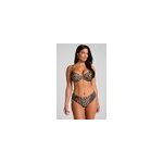 Hunkemöller bas de bikini taille moyenne animalia rio marron Hunkemöller bas de bikini taille moyenne animalia rio marron