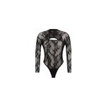 Hunkemller body dentelle  manches longues noir