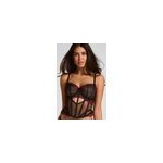 Hunkem�ller bustier peonie noir