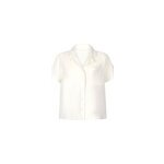 Hunkemller chemise boutonne en tissu ponge blanc