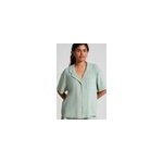 Hunkemöller chemise boutonnée en tissu éponge vert Hunkemöller chemise boutonnée en tissu éponge vert