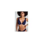 Hunkem�ller haut de bikini � armatures non pr�form� scallop bleu