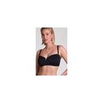 Hunkemller haut de bikini bandeau en noprne noir