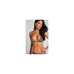 Hunkem�ller haut de bikini triangle animalia marron