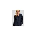 Hunkemöller haut de pyjama flanel bleu Hunkemöller haut de pyjama flanel bleu
