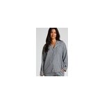 Hunkemller haut de pyjama flanel essentials bleu