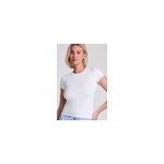 Hunkemller haut de pyjama manches courtes rib crew neck blanc