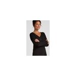 Hunkemöller haut de pyjama à manches longues henley noir Hunkemöller haut de pyjama à manches longues henley noir