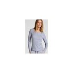 Hunkemöller haut de pyjama à manches longues henley violet Hunkemöller haut de pyjama à manches longues henley violet