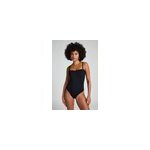 Hunkemöller maillot de bain bandeau scallop noir Hunkemöller maillot de bain bandeau scallop noir