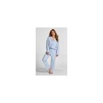 Hunkem�ller pantalon en coton bleu