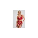 Hunkemller porte - jarretelles noeki rouge