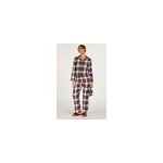 Hunkemller pyjama check twill blanc