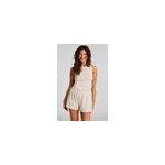 Hunkemller pyjama dbardeur en jersey beige