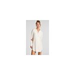 Hunkemller robe - chemise  manches longues en jersey essential blanc