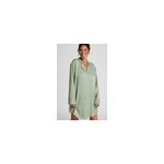 Hunkemller robe - chemise en satin ayla vert