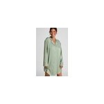 Hunkemller robe - chemise en satin ayla vert