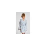 Hunkem�ller robe courte en mousseline bleu