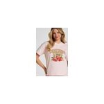 Hunkem�ller t - shirt avec imprim� rose