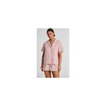 Hunkem�ller short de pyjama ray� rose
