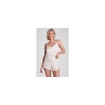 Hunkemller short en satin minimal blanc
