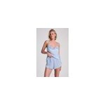 Hunkemöller short en satin minimal bleu Hunkemöller short en satin minimal bleu