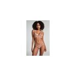 Hunkemöller slip brésilien ouvert nisha beige Hunkemöller slip brésilien ouvert nisha beige