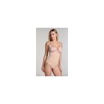 Hunkemller slip rio taille haute sans coutures mettant en valeur la silhouette beige