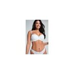 Hunkem�ller soutien - gorge � armatures pr�form� sans bretelles marine blanc