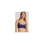 Hunkem�ller soutien - gorge � armatures rembourr� longline lou bleu