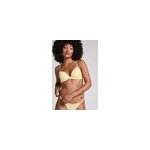 Hunkem�ller soutien - gorge � armatures rembourr� pointelle jaune