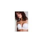 Hunkem�ller soutien - gorge maximiseur pr�form� sans bretelles marine blanc