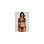 Hunkemöller string échancré léopard tara noir Hunkemöller string échancré léopard tara noir