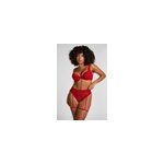 Hunkem�ller string avec porte - jarretelles withney rouge